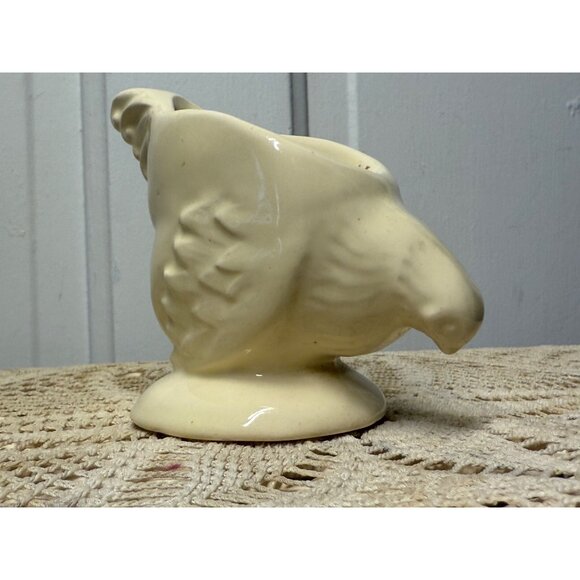 Vintage 50"s Yellow Chicken Small Planter Vase Farmhouse. - Picture 9 of 12